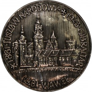Medal Gen. Władysław Sikorski nacz.wódz - Wawel 1981