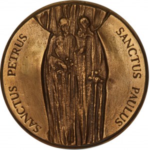 Medal za zasługi dla kultury Chrześcijańskiej z dedykacją sygnowaną przez abp Stanisława Gądeckieg