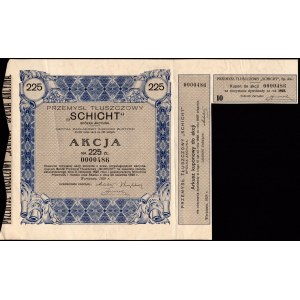 Przesmysł Tłuszczowy Schicht - 1 x 225 złotych 1929