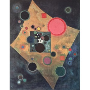 Wassily Kandinsky, Akcent w kolorze różowym (Accento in rosa) 1926, 1992
