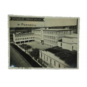 PEBECO Spółka Akcyjna w Poznaniu, 2.6.1939r. , fotografia z widokiem na budynki firmowe ,[AW]
