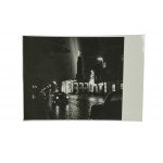 Zestaw 3 fotografii z widokami ulic oświetlonych neonami z reklamami ul. Gwarna, Plac Wolności , Targi Poznańskie , lata 60-te XX wieku, fot. Maksymilian Myszkowski ,[AW]