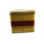 [Warszawa] MARGA Sp. z o.o. Warszawa Margaryna TRYUMF , oryginalne, duże, blaszane opakowanie na margarynę