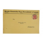 [LESZNO] Miejska Komunalna Kasa Oszczędności w Lesznie KOPERTA, 1933r.