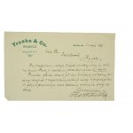[RAWICZ] Troska & Co. KORESPONDENCJA z dnia 6 maja 1927r.