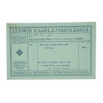 [POZNAŃ] Ludwik Kapela Drukarnia RACHUNEK za odezwy z dnia 26.3.1931r.
