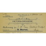 [INOWROCŁAW] Viktoria - Drogerie G. Bartel RACHUNEK z dnia 1.10.1916r.