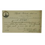 Hipolit Robiński Skład win w Poznaniu KWIT ZAPŁATY na kwotę 2230 marek, datowany 3 marca 1921r.