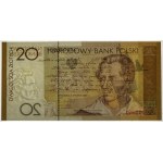 20 złotych 2009 - Juliusz Słowacki - niski numer 0000991 - GDA 67 EPQ