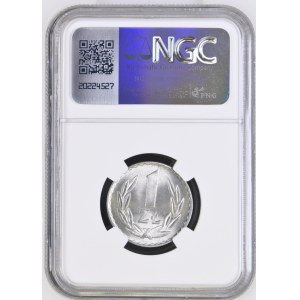 PRL, 1 zlatá 1969 NGC MS66 - 2. max. bankovka