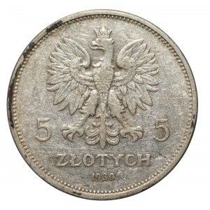 II RP, 5 złotych 1930 Sztandar - NIEOPISANY