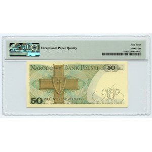 50 złotych 1975 - seria BR - PMG 67 EPQ