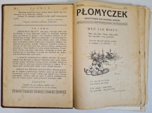 PŁOMYK Dwutygodnik dla dzieci i młodzieży + PŁOMYCZEK Dwutygodnik dla młodszej dziatwy 1922 + PŁOMYK... 1927/1928