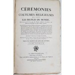 PICART BERNARD CEREMIONIAŁY LUDÓW ŚWIATA 1789 224 MIEDZIORYTY FORMAT FOLIO