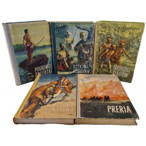 COOPER James Fenimore - PIĘCIOKSIĄG PRZYGÓD SOKOLEGO OKA Ilustracje Stanisław Rozwadowski