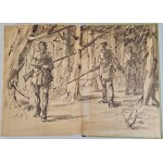 COOPER James Fenimore - PIĘCIOKSIĄG PRZYGÓD SOKOLEGO OKA Ilustracje Stanisław Rozwadowski