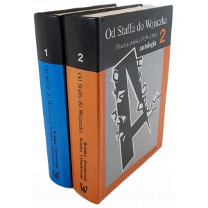 OD STAFFA DO WOJACZKA. POEZJA POLSKA 1939-1988. ANTOLOGIA 1 i 2 - w 2 tomach. WYDANIE 1, 1991