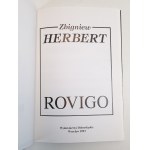HERBERT Zbigniew - ROVIGO. WYDANIE 1, 1992