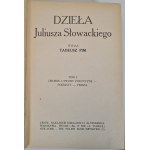 SŁOWACKI Juliusz - DZIEŁA Volumes I-II [1909] Edited by Tadeusz Pini
