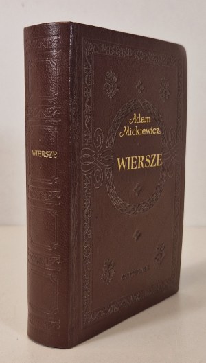 MICKIEWICZ Adam - WIERSZE Wyd. Czytelnik 1976 leather binding