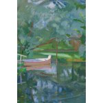 Stanislaw Podgorski (1882 Kalusz, Ukraine - 1964 Nowy Wisnicz), Nasturcje nad stawem, 1913