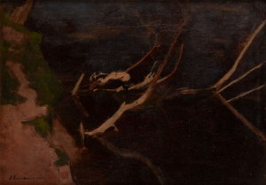 Jerzy Karszniewicz (1878 Tarnów - 1945 Kraków), Pejzaż ze skarpą