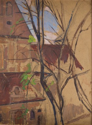 Stanisław Czajkowski (1878 Warszawa - 1954 Sandomierz), Widok kościoła