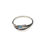 Silberner Delfinring (835)