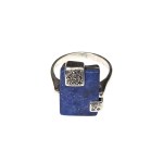 Srebrny pierścionek z lapis lazuli (925)