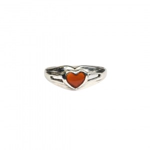 Ring with heart (925)