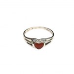Ring with heart (925)