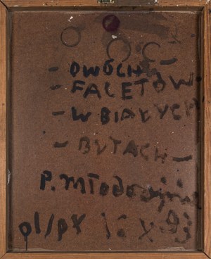 Piotr Młodożeniec, Dwóch facetów w białych butach, 1993