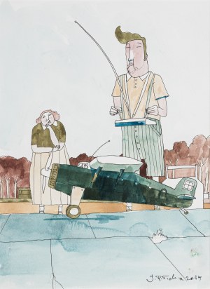 Jacek Pałucha, Zabawa samolotem, 2014