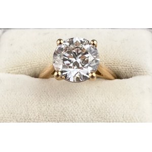 Pierścionek z brylantem 4.85ct
