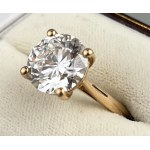 Pierścionek z brylantem 4.85ct