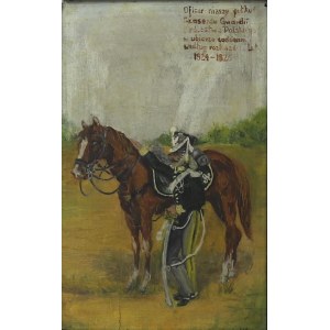 Author unknown, Officer of the lower regiment of Szasers of the Guard of the Kingdom of Poland - 1824-1825