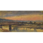 Tadeusz CYBULSKI, (1878-1954), Mglisty poranek nad wodą, 1894