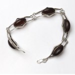 PRL, Magnifique bracelet d'auteur avec ambre