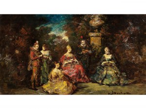 Adolphe Joseph Thomas Monticelli, 1824 Marseille - 1886 ebenda