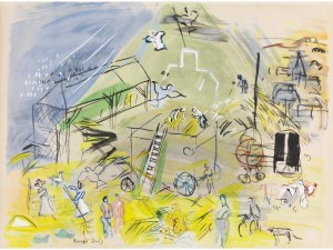 Raoul Dufy, 1877 Le Havre - 1953 Forcalquier, nach