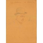 Jacek Malczewski (1854 - 1929), Portret Mieczysława Gąseckiego (Szkic), 1920