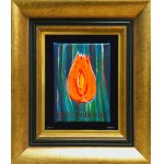 Edward Dwurnik (1943 - 2018), Orange Tulip, 2017