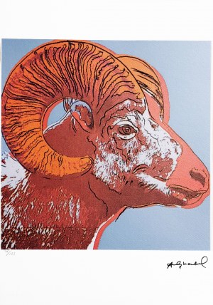 Andy Warhol (1928-1987), Bighorn Ram , litografia (edycja 32/125), seria 
