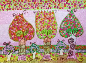 Anna Korszla, Drzewa kielichy 12, 2018