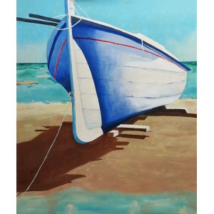 Romuald Loszewski (b. 1948), After the morning catch, 2019