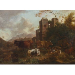 Johann Heinrich Roos (1631 Reipoltskirchen-1685 Francoforte sul Meno), Pastori con il bestiame
