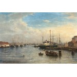 Friedrich Ernst Morgenstern (1853 Frankfurt nad Menem - 1919 tamże), Port w Szczecinie, 1878