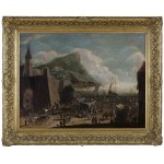 Hans de Jode (1630 Haga-po 1662 Wiedeń), Widok śródziemnomorskiego portu