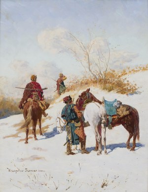 Władysław Karol Szerner (1870 Szebenice -1936 tamże), Patrol kozacki