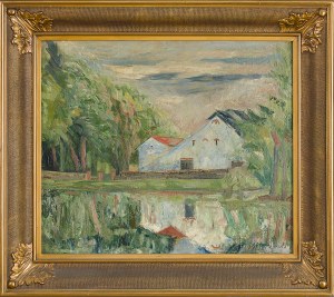Jan Hrynkowski (1891 Żelechów k. Lwowa - 1971 Kraków), Pejzaż, l. 30.